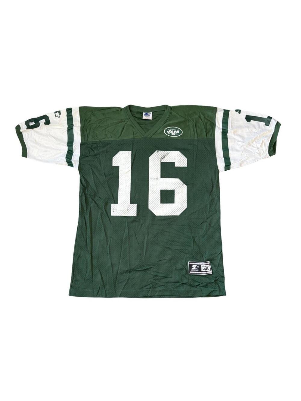 Vintage Starter NFL New York Jets Vinny Testaverde Green Jersey Men's Size 48/L